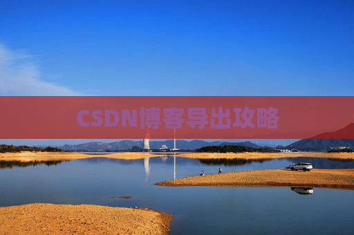CSDN博客导出攻略